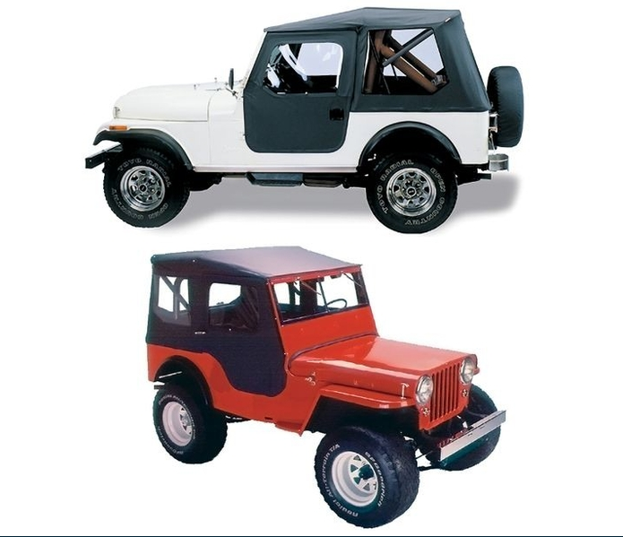 Bestop Soft Top, Tigertop, Black, Fabric, Includes 1 Piece Full Soft Doors, Without Windows, Without Sun Roof, Includes Hardware – 51402-01