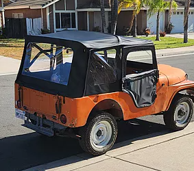 Bestop Soft Top, Supertop, Black Denim, Fabric, Includes 2 Piece Soft Doors, With Clear Vinyl Windows, Without Sun Roof, Includes Hardware – 51595-15