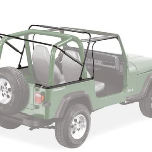 Bestop Soft Top, Supertop, Tan, Fabric, Includes 2 Piece Soft Doors, With Clear Vinyl Windows, Without Sun Roof, Includes Hardware – 51597-04