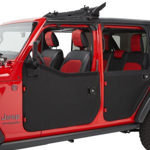 Bestop Door, Full Doors, With Paddle Handle, Black Diamond, Fabric, Set of 2 – 51750-35