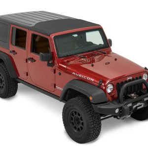 Bestop Soft Top, Sunrider, Replaces Freedom Top Panels, Black Diamond, Single Panel Covering Driver and Passenger Sides – 52453-35