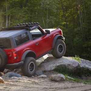 Bestop Soft Top, Sunrider, Replaces Freedom Top Panels, Black Twill, Single Panel Covering Driver and Passenger Sides – 52460-17