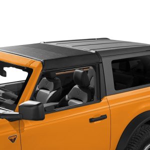 Bestop Soft Top, Sunrider, Replaces Freedom Top Panels, Black Diamond, Single Panel Covering Driver and Passenger Sides – 52460-35