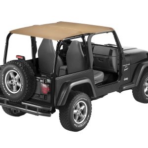 Bestop Bikini Top, Bikini Safari, Mounts to Sport Bars, Spice, Requires Windshield Channels, See Required Parts – 52530-37