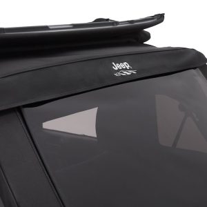 Bestop Soft Top, Trektop® Glide™ Slantback, Black Twill, Fabric, Uses Factory Doors, Includes Tinted Vinyl Windows, Without Sunroof – 54423-17