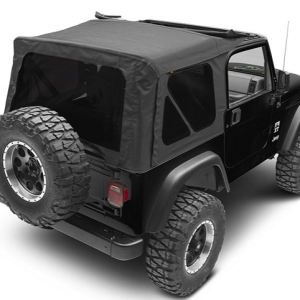 Bestop Soft Top, Supertop Nx, Black Diamond, Fabric, Without Doors, With Tinted Vinyl Side and Rear Windows, With Sunroof – 54720-35