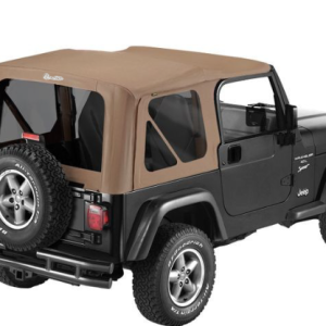 Bestop Soft Top, Supertop Nx, Spice, Fabric, Without Doors, With Tinted Vinyl Side and Rear Windows, With Sunroof, Includes Hardware – 54720-37