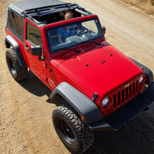 Bestop Soft Top, Supertop Nx, Black Diamond, Fabric, Without Doors, With Tinted Vinyl Side and Rear Windows, With Sunroof – 54722-35