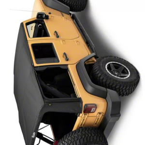 Bestop Soft Top, Supertop Nx, Black Diamond, Fabric, Without Doors, With Tinted Vinyl Side and Rear Windows, With Sunroof – 54723-35