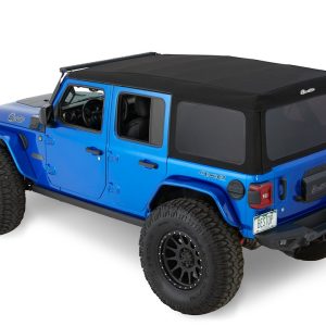 Bestop Soft Top, Supertop, Black Diamond, Fabric, Without Doors, With Tinted Vinyl Windows, Without Sunroof, Includes Hardware – 54726-35