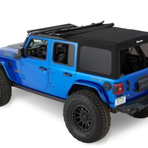 Bestop Soft Top, Supertop, Black Diamond, Fabric, Without Doors, With Tinted Vinyl Windows, Without Sunroof, Includes Hardware – 54726-35