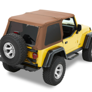 Bestop Soft Top, Trektop Nx, Spice, Fabric, With Door Surrounds, With Tinted Vinyl Windows, With Sunroof, Includes Hardware – 56820-37