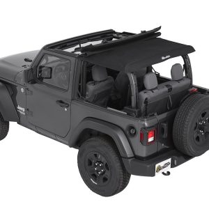 Bestop Soft Top, All New Trektop Nx, Black Diamond, Fabric, With Door Surrounds, With Tinted Vinyl Windows, With Sunroof, Includes Hardware – 56862-35