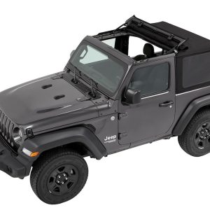 Bestop Soft Top, All New Trektop Nx, Black Diamond, Fabric, With Door Surrounds, With Tinted Vinyl Windows, With Sunroof, Includes Hardware – 56862-35
