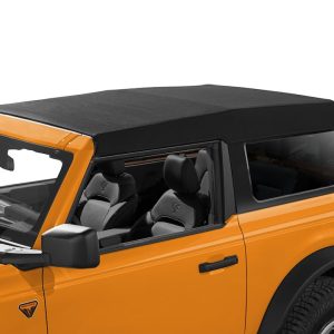 Bestop Soft Top, Trektop, Black Twill, Fabric, Without Doors, With Tinted Windows, Without Sunroof, Includes Hardware – 56872-17
