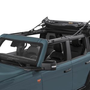 Bestop Soft Top, Trektop, Black Twill, Fabric, Without Doors, With Tinted Windows, Without Sunroof, Includes Hardware – 56873-17