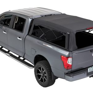Bestop Truck Cap, Supertop 2, One Piece Design, With Tinted Vinyl Windows, Waterproof, Matte Black, Heavy Duty Fabric, With Hardware – 77313-35