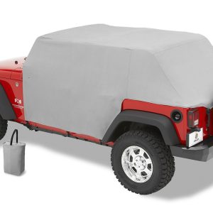 Bestop Cab Cover, All Weather Trail Cover, All Weather Protection, Charcoal, Waterproof Fabric – 81041-09