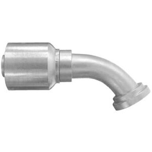 Dayco Hose End Fitting, For 2 Inch Inside Diameter Hydraulic Hose, O-Ring Flange SAE Code 61, 60 Degree, Natural, Silver, Steel, Single – 100269