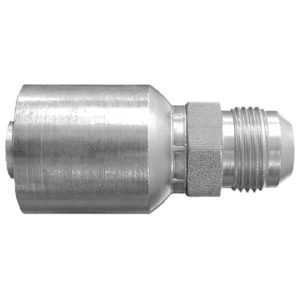 Dayco Hose End Fitting, Hydraulic Permanent Crimp, Male 37 Degree Flare, 1-1/4 Inch Hose Inside Diameter, 1-5/8-12 Thread – 100866