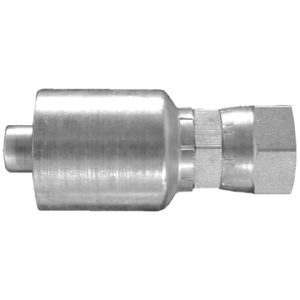 Dayco Hose End Fitting, Hydraulic Permanent Crimp, Bspp Female Swivel Male 60 Degree Cone, 1 Inch Hose Inside Diameter, 1-11 Thread – 101658
