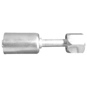 Dayco Air Conditioner Hose End Fitting, Straight Female Swivel with SAE 45 Degree Flare, 5/16 Inch Hose Inside Diameter, 5/8 – 18 Thread – 105601