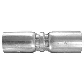 Dayco Hose End Fitting, Hydraulic Permanent Crimp, Hose Splicer for New Hose Only, 1/2 Inch Hose Inside Diameter, 3.50 Inch Overall Length – 109121
