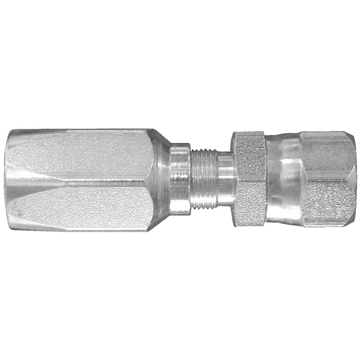 Dayco Hose End Fitting, Hydraulic Reusable, Female Swivel 37 Degree Flare (JIC), 1/2 Inch Hose Inside Diameter, 3/4-16 Thread – 121459