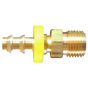 Dayco Hose End Fitting, Hydraulic Barbed Insert, Male Swivel Inverted Flare, 1/2 Inch Hose Inside Diameter, 3/4-18 Thread – 123474