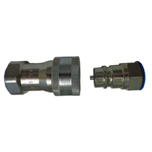 Dayco Hydraulic Hose Quick Disconnect Coupling, Industrial, Factory Number QDS565-4, 1/2 NPTF Thread, Steel – 124012