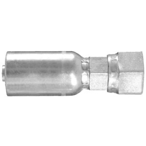 Dayco Hose End Fitting, Hydraulic Permanent Crimp, J.i.s. Female Swivel 30 Degree Flare, 1/2 Inch Hose Inside Diameter, 1/2-14 Thread – 134018