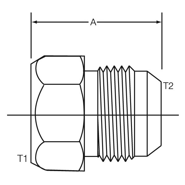 Dayco Adapter Fitting, Hydraulic, Female 37 Degree Flare (JIC) to Male 37 Degree Flare (JIC) Tube Reducer, 7/8-14 Thread T1 – 143895A