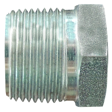 Dayco Adapter Fitting, Hydraulic National Pipe Thread, NPTF Male to NPTF Female Bushing, 1-1/2 – 11-1/2 Thread T1, 1 – 11-1/2 Thread T2 – 145011