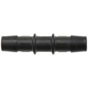 Dayco Heater Hose Fitting, Straight Connector, Use with 1/2 Inch Coolant Hose, Flange Ends, Glass-Filled Nylon – 80652