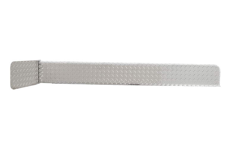 Dee Zee Running Board, Brite-Tread, Powder Coated, Silver, Brite Tread Aluminum, Unlighted, Full Length – DZ1040