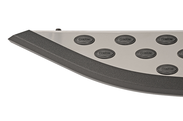 Dee Zee Running Board, Nxc Series, Powder Coated, With Black Trim, Stainless Steel, Unlighted, Requires Running Board Mounting Kit – DZ16203