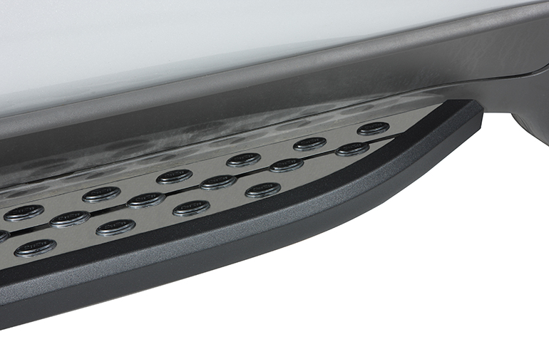 Dee Zee Running Board, Nxc Series, Powder Coated, With Black Trim, Stainless Steel, Unlighted, Requires Running Board Mounting Kit – DZ16203