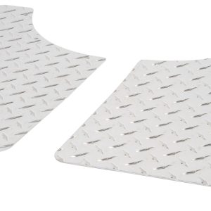 Dee Zee Mud Flap, Brite-Tread, Multi-Fit (see Document for Guidance), 11 Inch X 19 Inch, Set of 2, Rectangle with Radius Notch, Without Logo – DZ1808