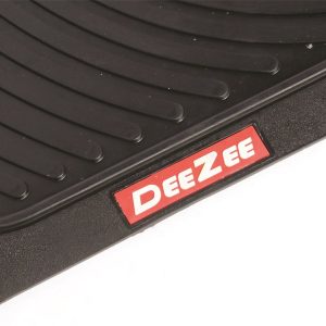 Dee Zee Floor Mat, All Weather, Universal 27 Inch Length X 61 Inch Width, Front, Black, Rubber, 1 Piece Over the Hump – DZ90711