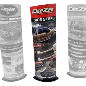 Dee Zee Point of Purchase Display, Floor Display, Stand-Up Cardboard Showing Side Step Products, Does Not Hold Product – 940-9310