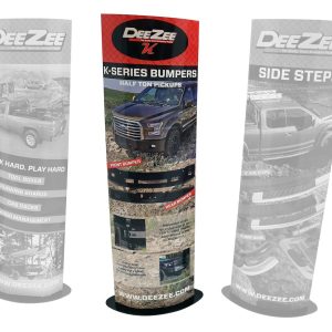 Dee Zee Point of Purchase Display, Floor Display, Stand-Up Cardboard Showing K-Series Bumpers, Does Not Hold Product – 940-9312