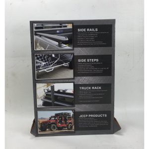Dee Zee Point of Purchase Display, Hex Product Line Display, Countertop Display, 4.4 Inch Length X 9 Inch Width X 12 Inch Height – 940-9313