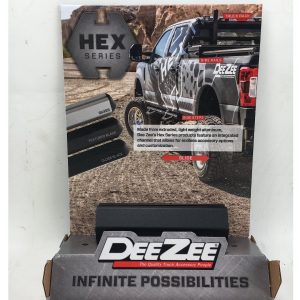 Dee Zee Point of Purchase Display, Hex Product Line Display, Countertop Display, 4.4 Inch Length X 9 Inch Width X 12 Inch Height – 940-9313