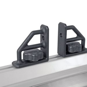 Dee Zee Tie Down Anchor, Dee Zee Headache Rack Mount, 250 Pound Capacity, Black, Aluminum, 2 Piece – DZ95002