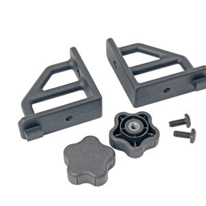 Dee Zee Tie Down Anchor, Dee Zee Headache Rack Mount, 250 Pound Capacity, Black, Aluminum, 2 Piece – DZ95002
