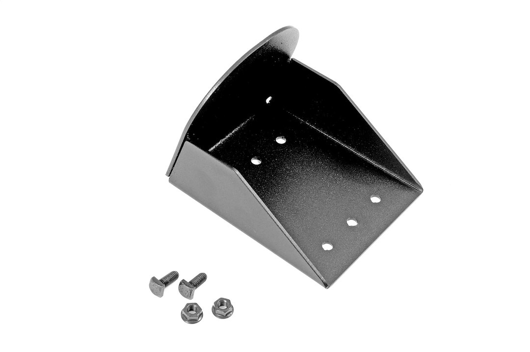 Dee Zee Headache Rack Light Mount, Dee Zee Headache Rack Mount, Rectangle, Black, Without Light, Side Mount, 5.5 Inch X 7 Inch – DZ95064