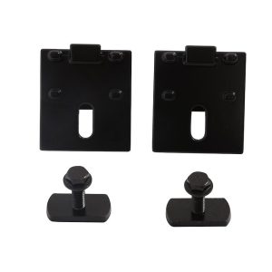 Dee Zee Tie Down Anchor, Inside Truck Bed Mount, Black, Aluminum, 2 Piece – DZ97909