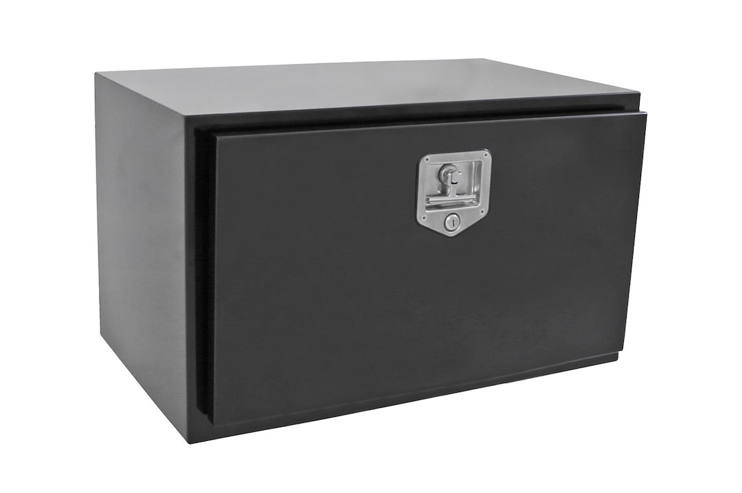 Dee Zee Tool Box, Underbed, Single Lid, Powder Coat, Black Gloss Powder Coated Steel – DB-2603