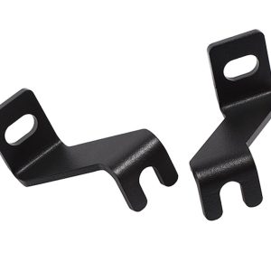 Dee Zee Driving/ Fog Light Mounting Bracket, Bolt-On, Texture Black, Mounts 1 Light Each, Steel, Set of 2, With Mounting Hardware – DZ1077