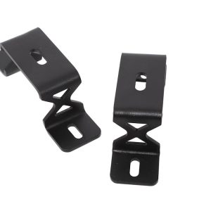 Dee Zee Driving/ Fog Light Mounting Bracket, Hood Cowl Mount, Mounts 1 Light, Powder Coated, Black, Single – DZ4452JL